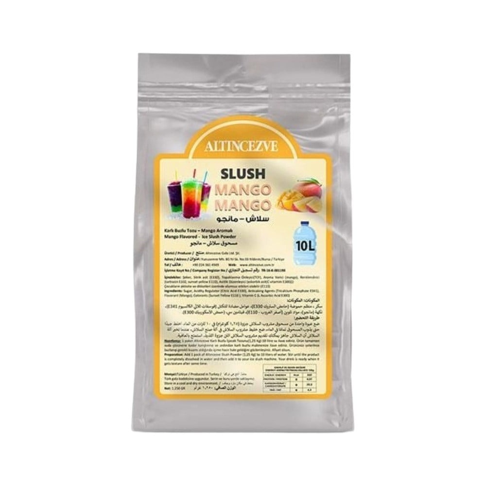 Ice Slush Karlı Buzlu Karlama Tozu | Mango 1.250 Gr - 10 L