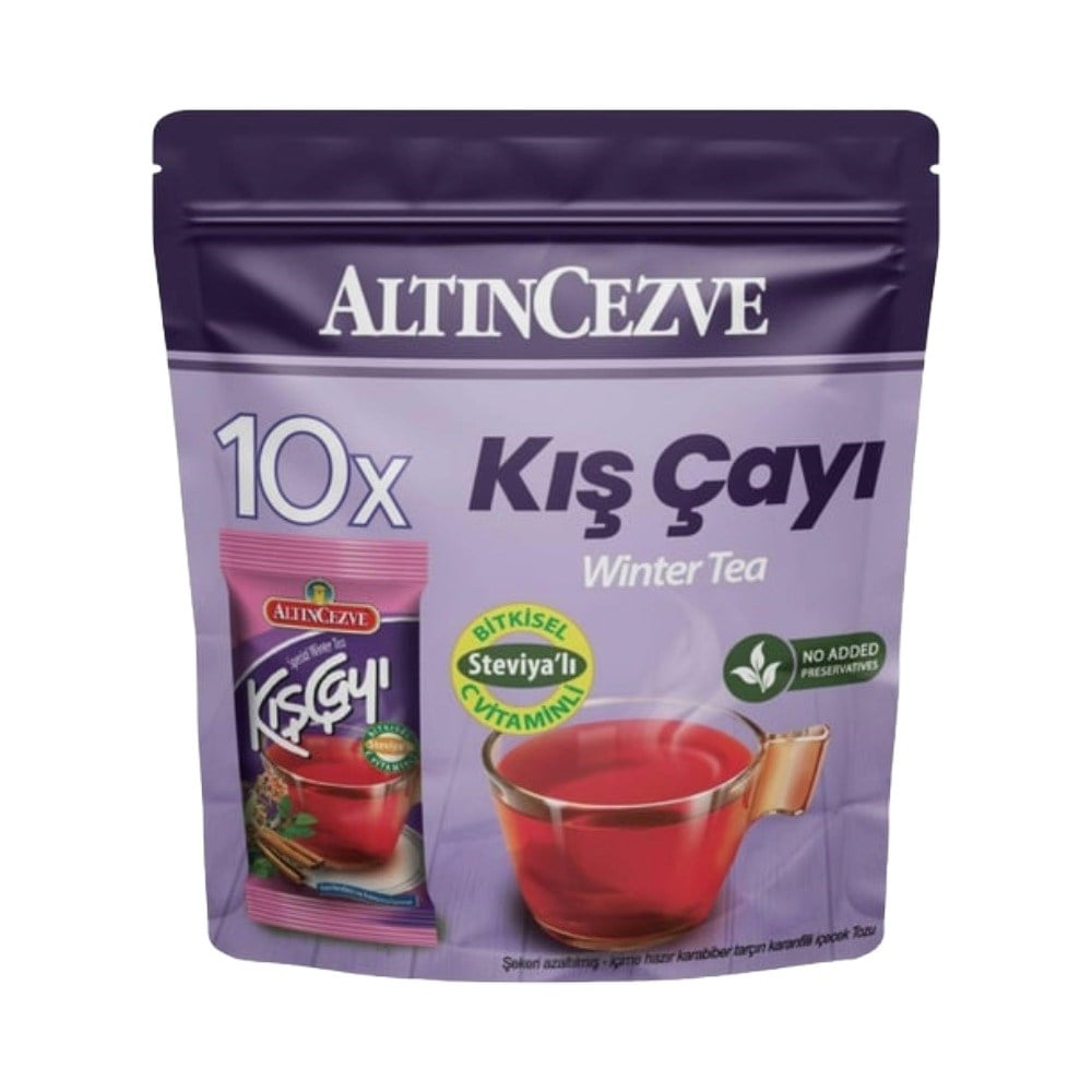 Steviyalı Kış Çayı Tek İçimlik İçecek Tozu 10 x 10 G