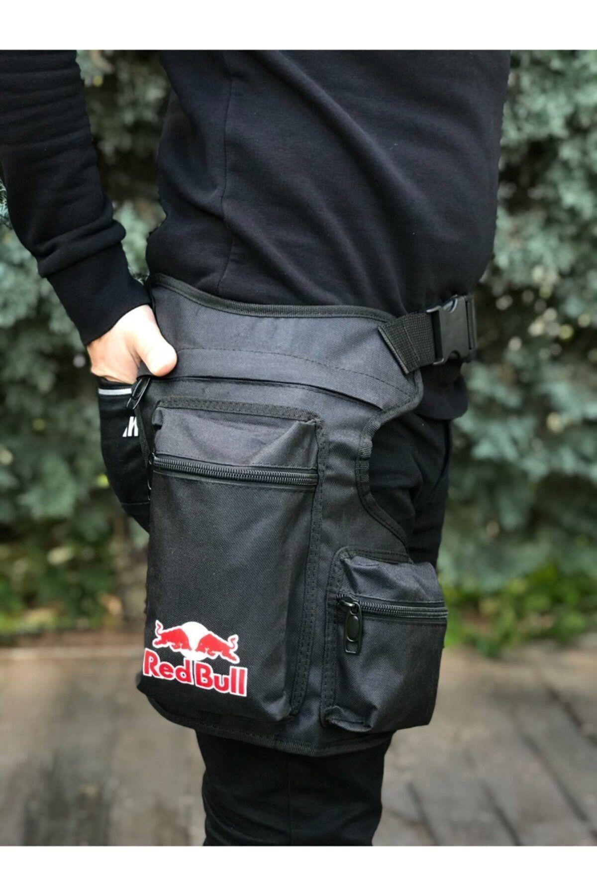 3 Gözlü, Su Geçirmez Premium Kalite Bacak Çantası Siyah