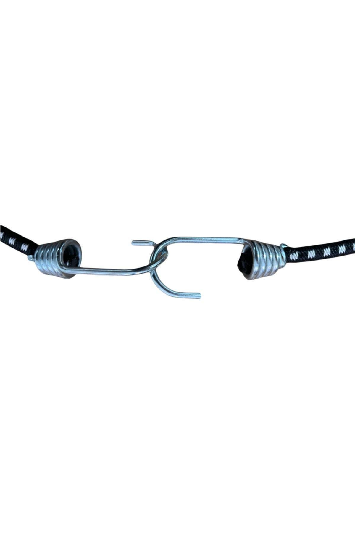 Bagaj Lastiği Kancalı Lastik Ultra Gergin Çelik Uçlu 1 Adet 90 Cm