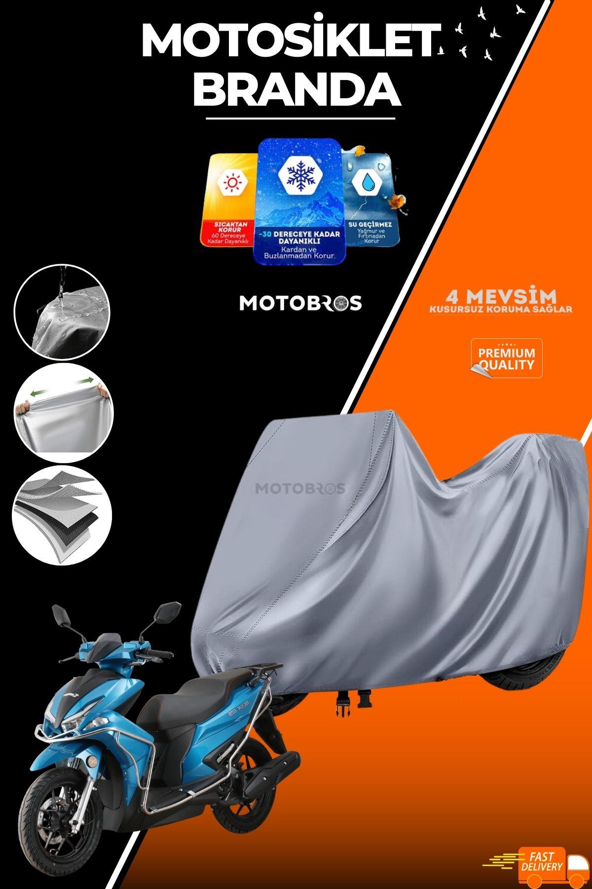 KANUNİ RESA Uyumlu Motosiklet Brandası (EN KALIN) Kumaş Ömürlük Kullanım (TOKALI)