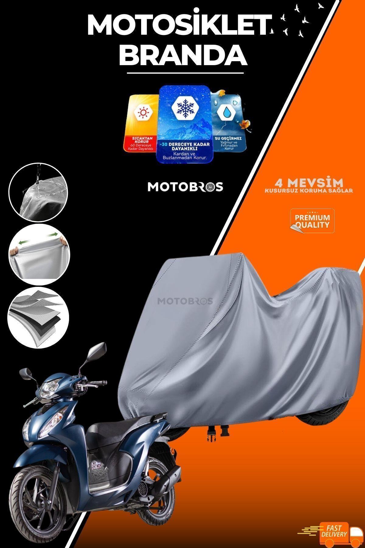 Motosiklet Branda Honda Dio (EN KALIN) Kumaş Ömürlük Kullanım (TOKALI)