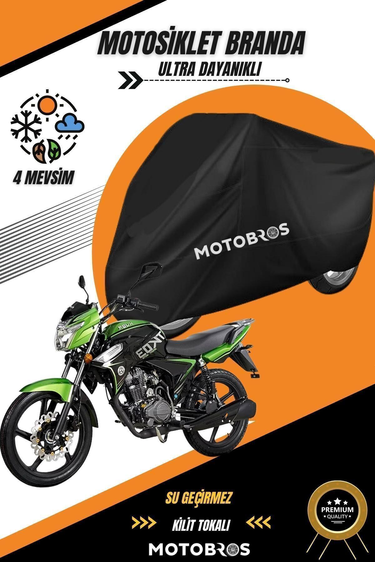 Motosiklet Branda Kuba Tk 03 Uyumlu Siyah Su Geçirmez Dayanıklı (EN KALIN) Kumaş Ömürlük Kullanım