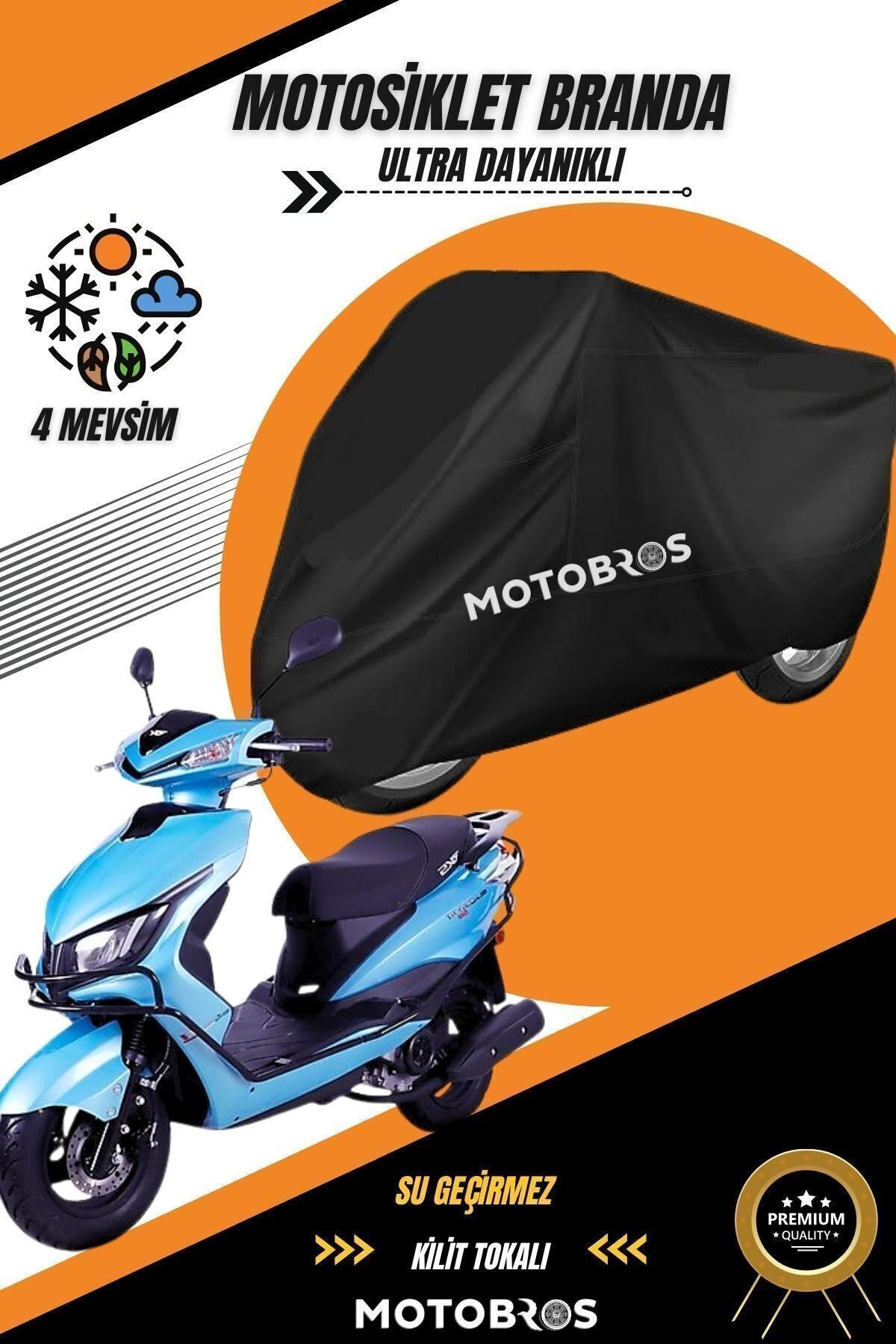 Motosiklet Branda Rks Blazer Siyah Su Geçirmez Dayanıklı (EN KALIN) Kumaş Ömürlük Kullanım