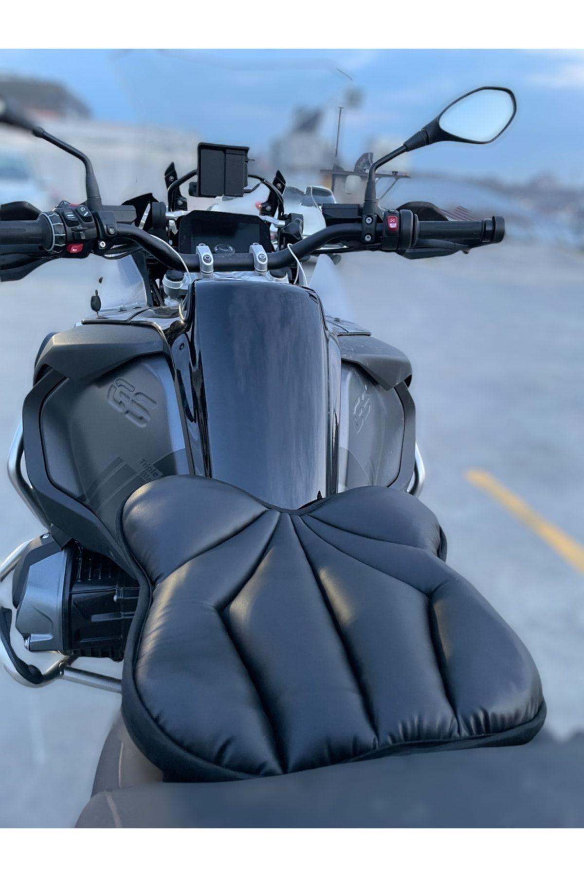 Motosiklet Deri Konfor Sele Universal Ekstra Kalın Visco Süngerli Sürücü Sele Pedi