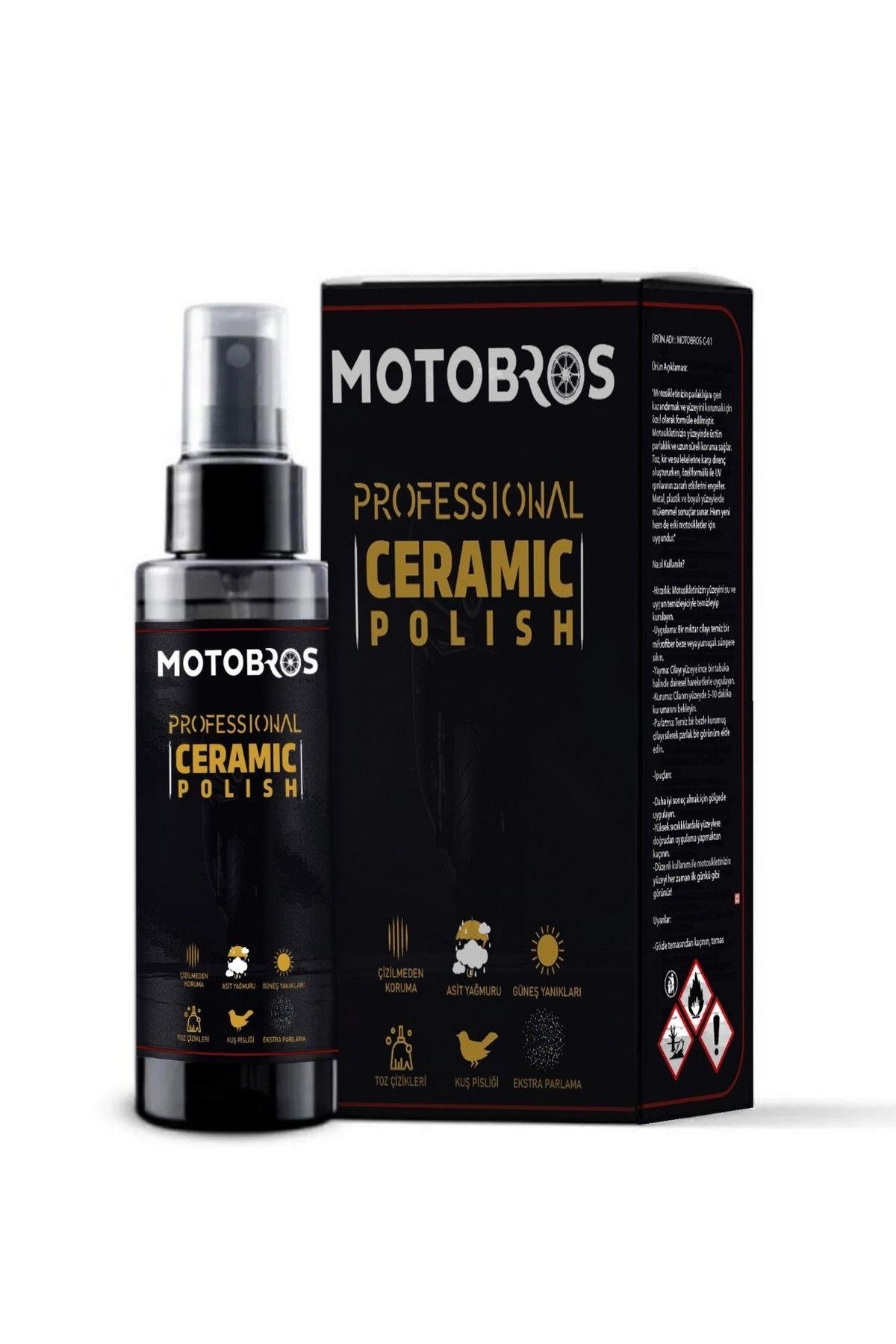 Motosiklet Seramik Katkılı Cila – Derin Parlaklık ve Uzun Süreli Koruma Motosiklet Cilası