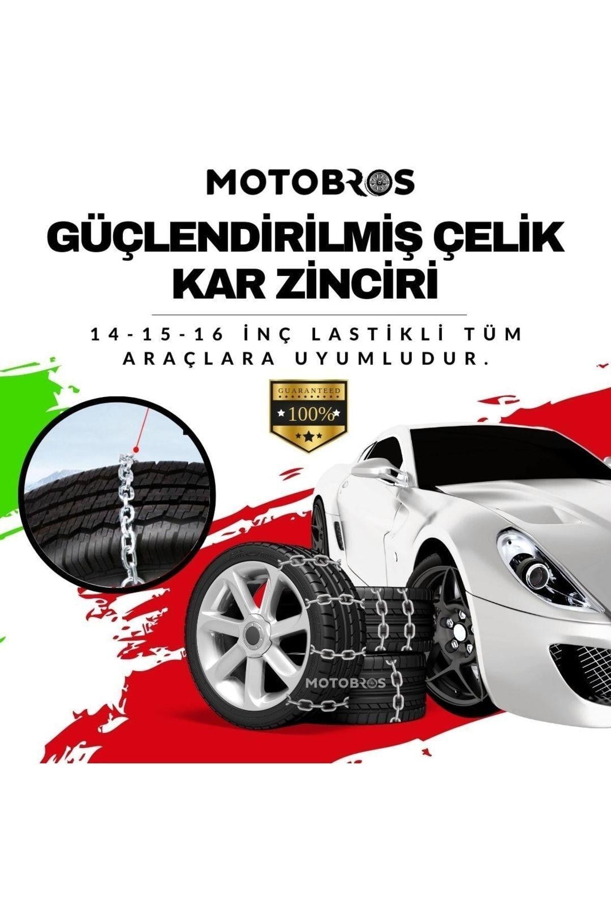 Mt-43 Araba Güçlendirilmiş Çelik Kalın Kar Zinciri Lastik Zinciri 14-15-16 Inç Lastikli Tüm Araçlara