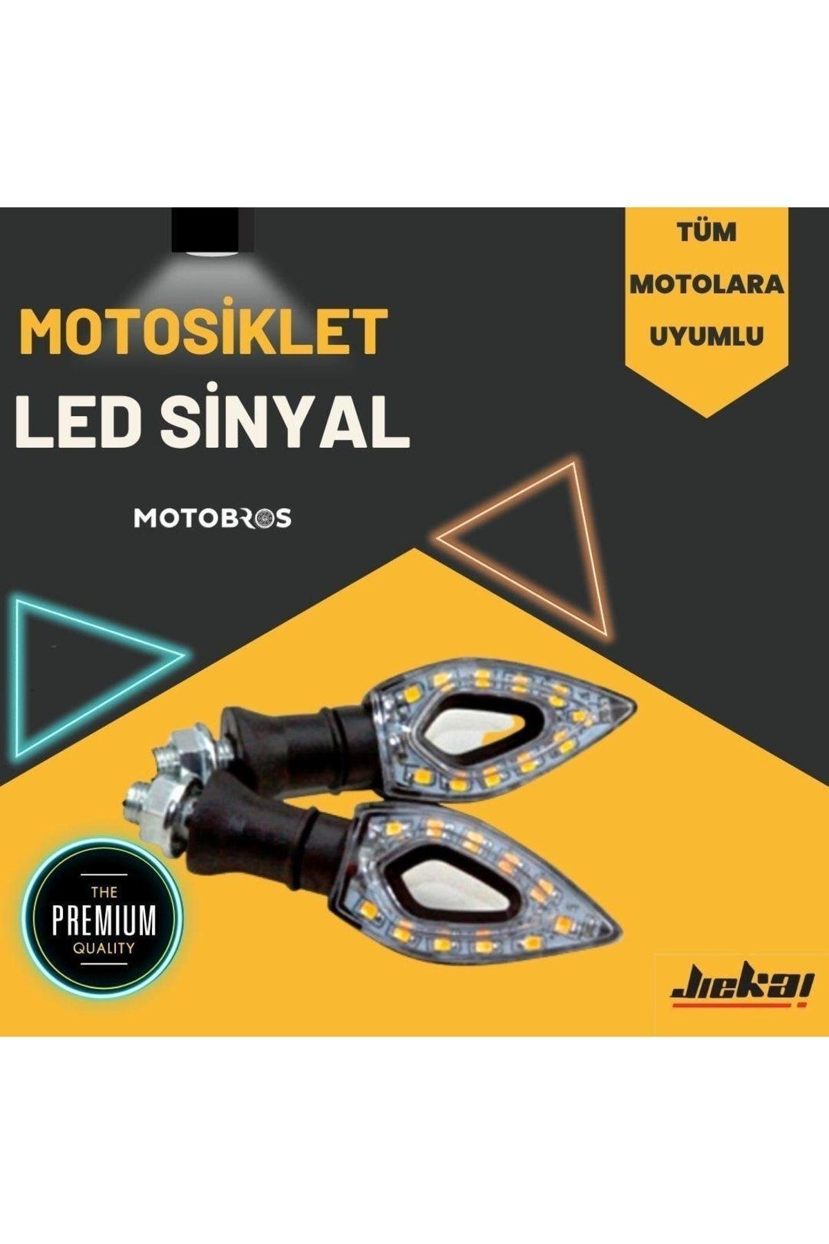 V Tipi Motosiklet Led Sinyal Takımı V12