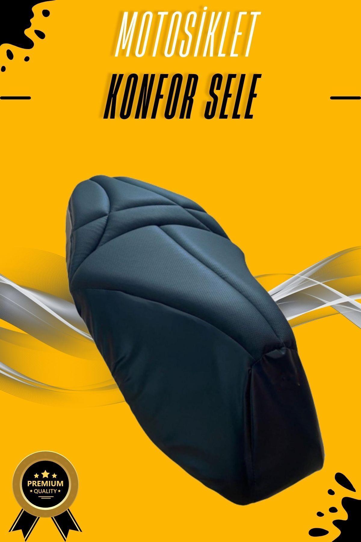 Y C S 50 Uyumlu Konfor Sele Ve Sele Kılıfı Kılıf Hediyeli (Visco Sünger).