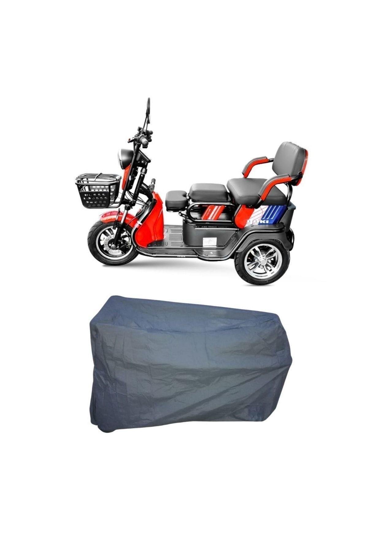 Yuki Yk 32a  Uyumlu Pony 1 Kişilik Elektrikli Motosiklet Motor Brandası Yeni Nesil