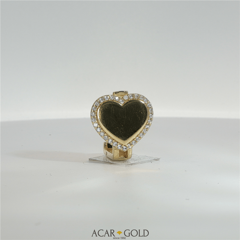 14 Ayar Altın Kalp Kolye Ucu | Acar Gold