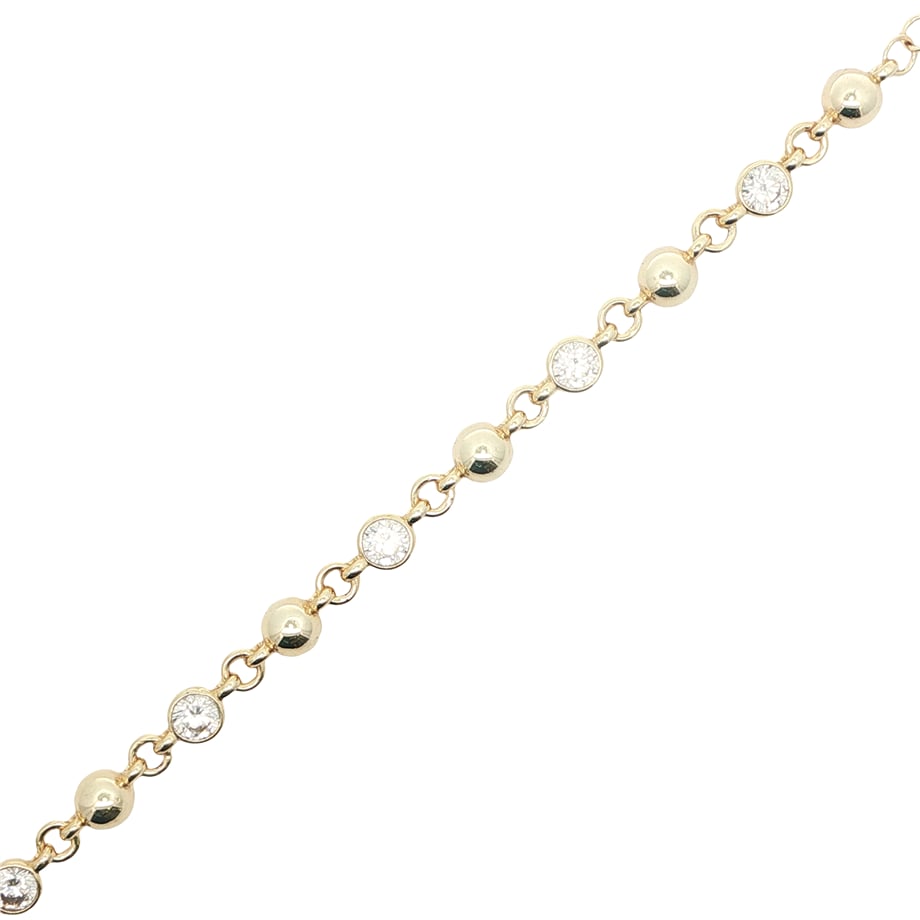Acar Gold Gümüş Bileklik - BL05711S