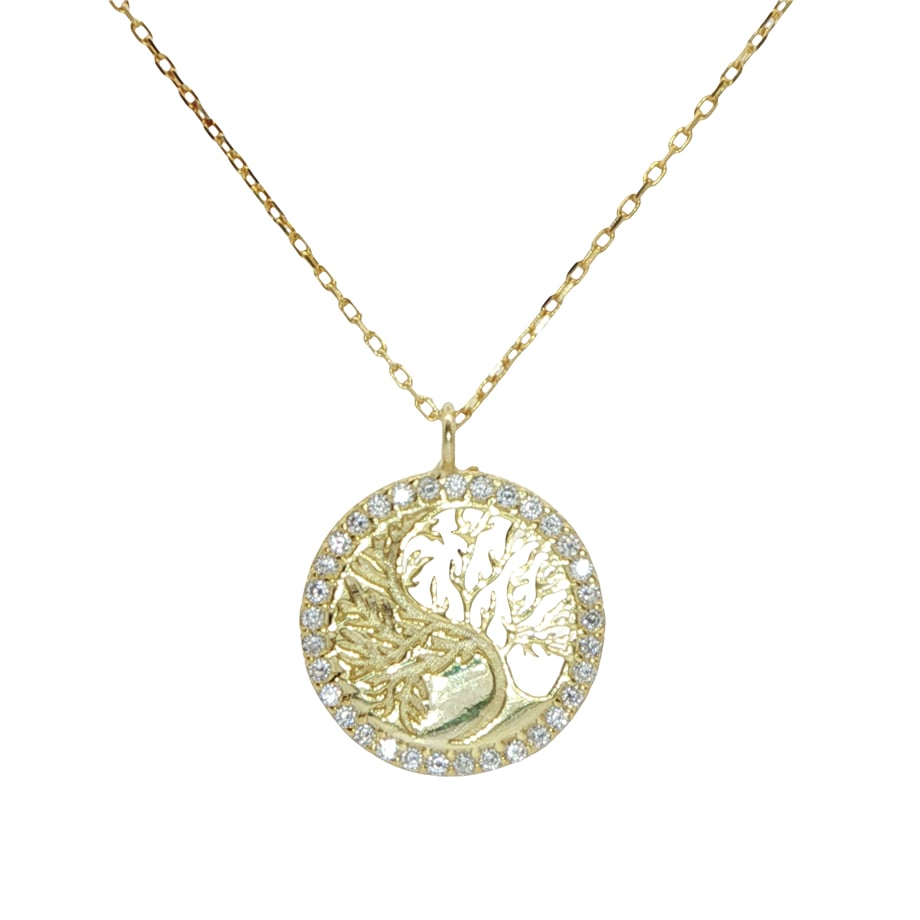 Acar Gold Gümüş Kolye - KL07412S
