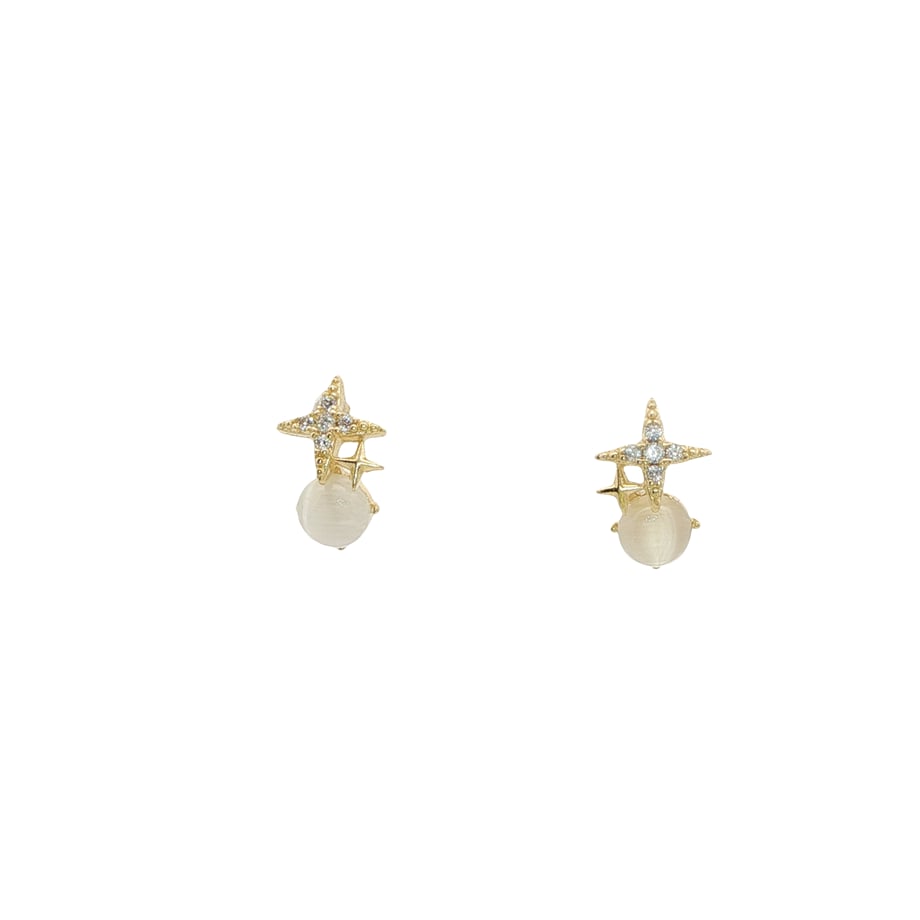 Acar Gold Gümüş Küpe - KP07478S