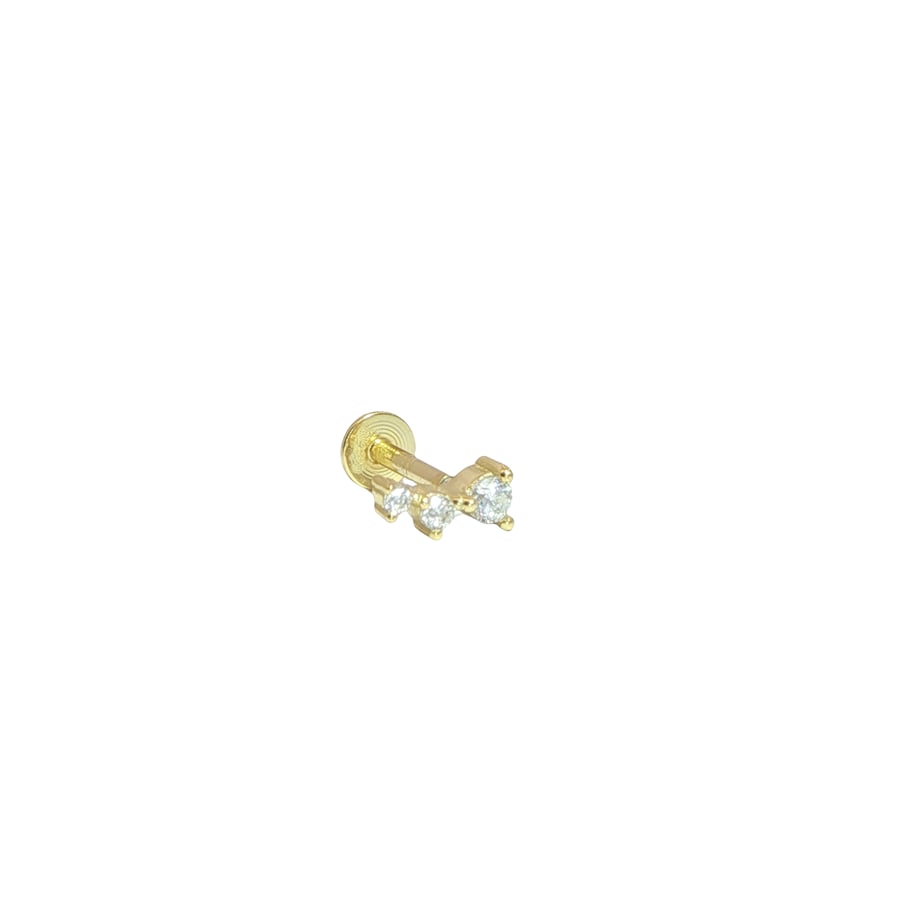 Acar Gold Gümüş Küpe - KP07642S