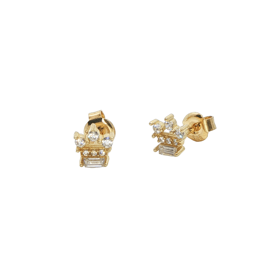 Baget Taşlı Küpe | Acar Gold