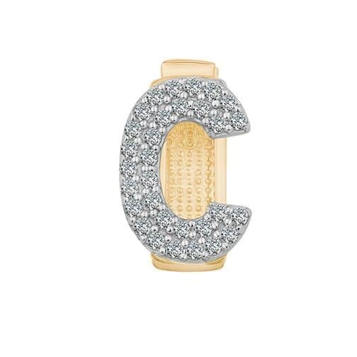 C Harf 9mm Bileklik Charm