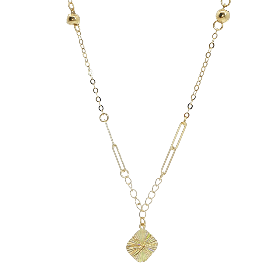 Desenli Zincir Kolye | Acar Gold