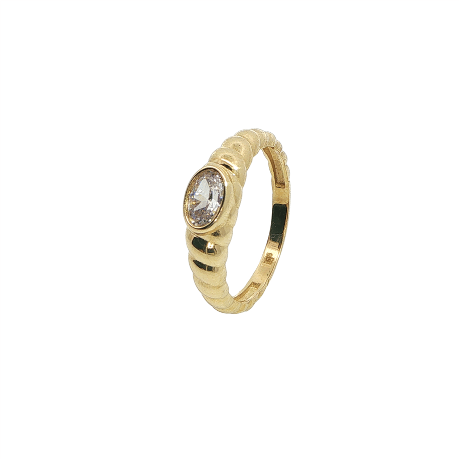 Oval Taşlı Yüzük | Acar Gold