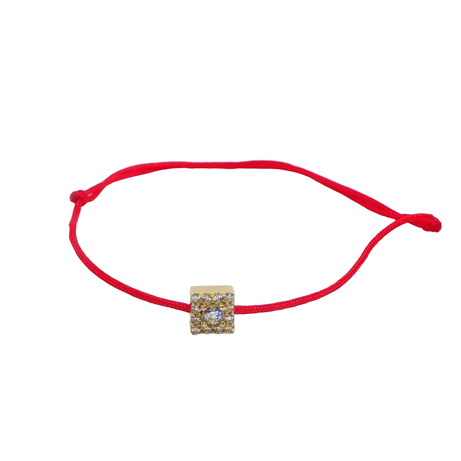 Taşlı Kordon Bileklik | Acar Gold