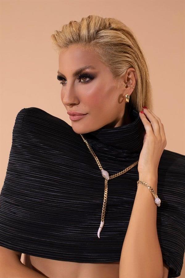 Taşlı Yılan Figürlü Gurmet Set