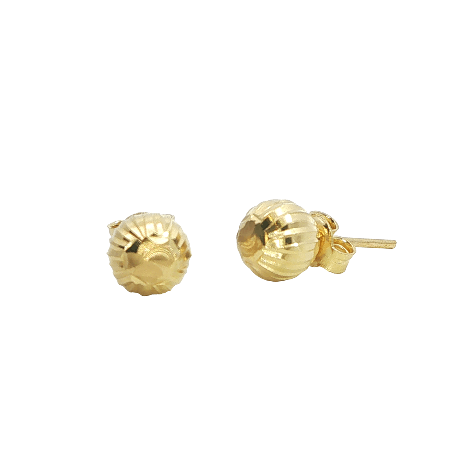 Yuvarlak Desenli Küpe | Acar Gold