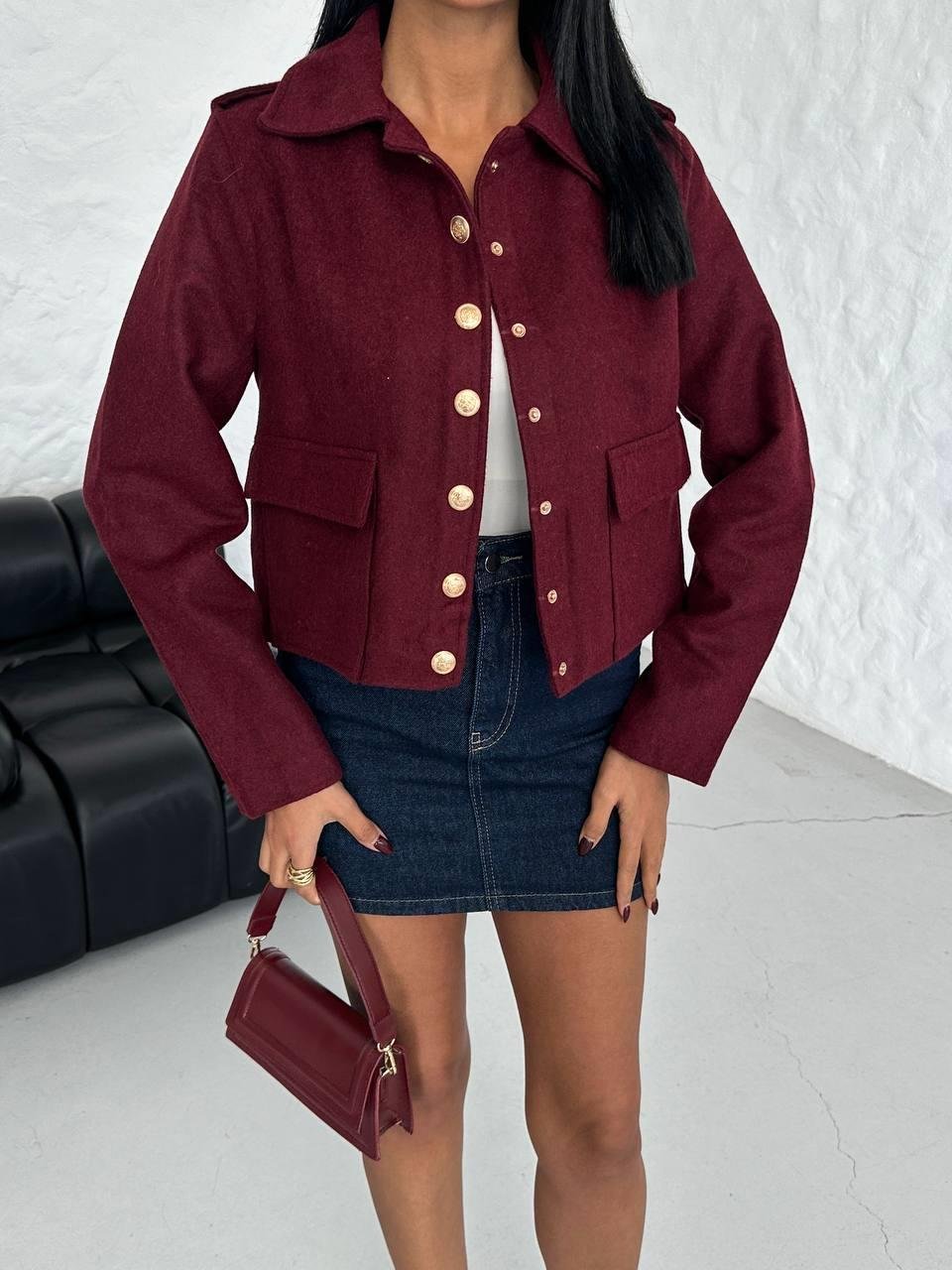 BORDO KAŞE CEKET