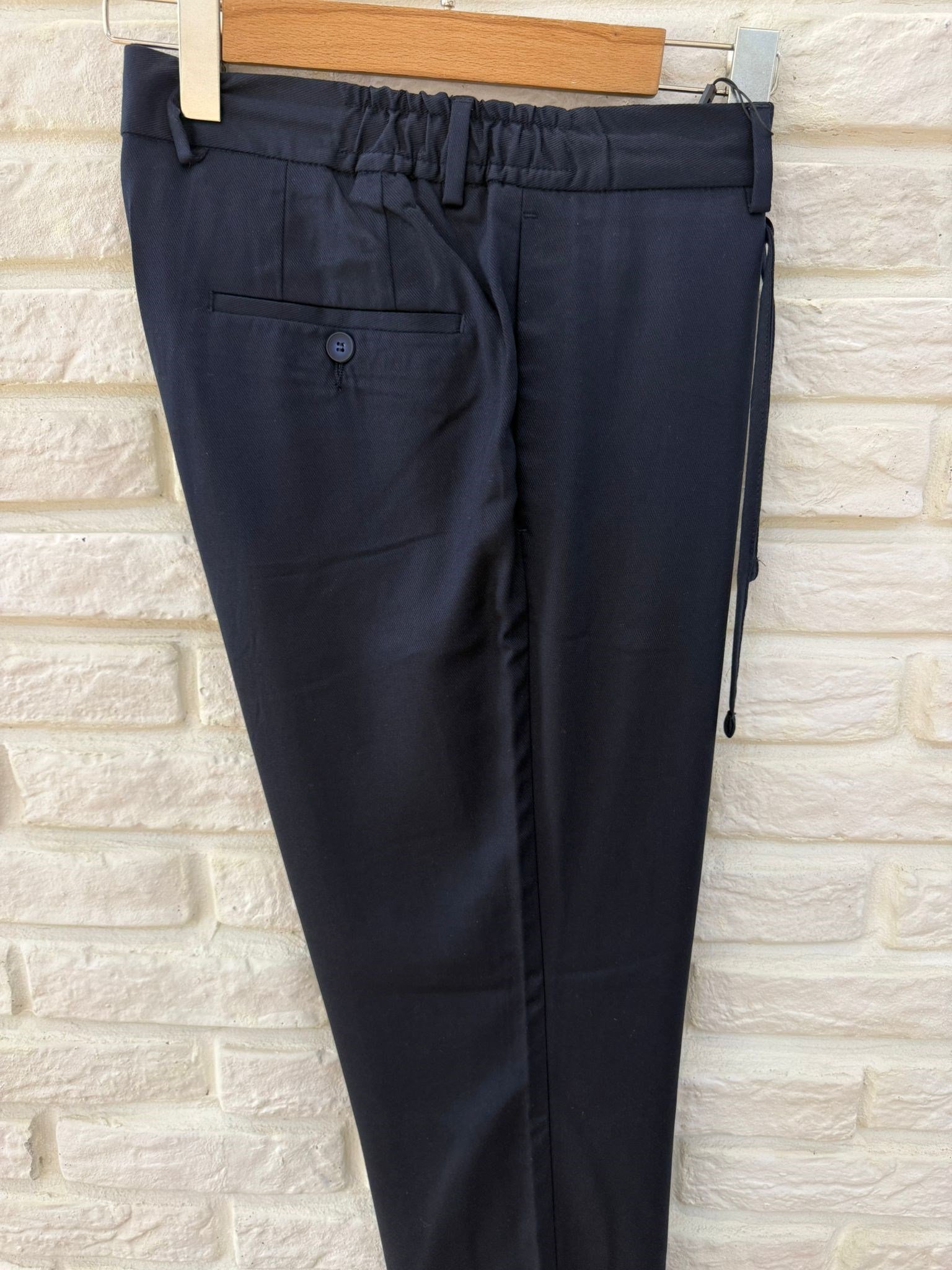 SLİMFİT LACİVERT TENSEL JOGGER PANTOLON