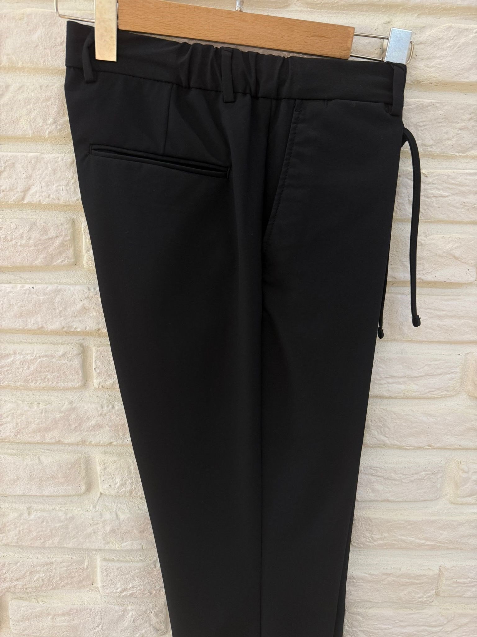 SLİMFİT SİYAH POLİVİSKON LİKRALI JOGGER PANTOLON
