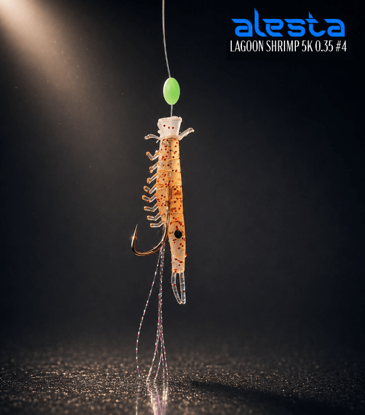 Hazır TakımlarAlesta Lagoon Shrimp Rig X0288 5K Çapari - 0.35MM NO:4 - HONEY