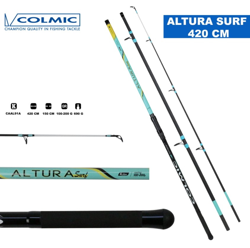 Surf Kamışları Colmic Altura 4,20mt (100-200gr) MN Olta Kamışı