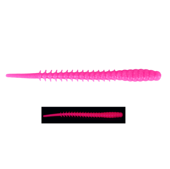 FUJIN Fujin Bio Worm 6cm Floating Sıvılı Kokulu LRF Silikonu - RED UV Silikon Yemler