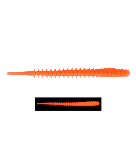 FUJIN Fujin Bio Worm 6cm Floating Sıvılı Kokulu LRF Silikonu - RED UV Silikon Yemler