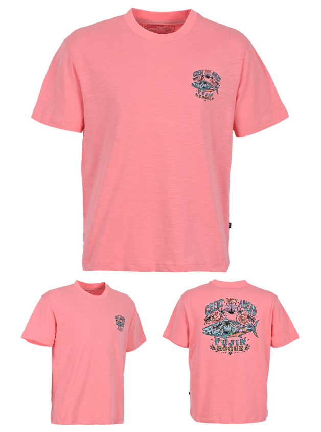 FUJIN Fujin S26 Hawaii T-Shirt Somon Balıkçı Giyim