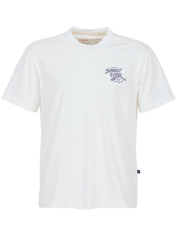 FUJIN Fujin S26 Street Fishing T-Shirt Ecru  Balıkçı Giyim
