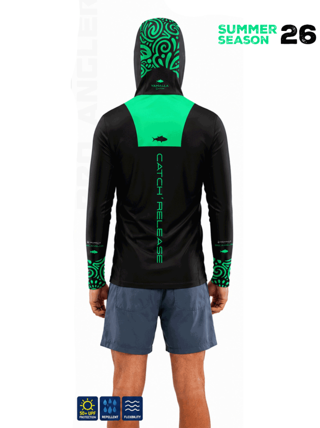 Balıkçı GiyimFujin Valhalla Algea S26 Black Green - 2XL
