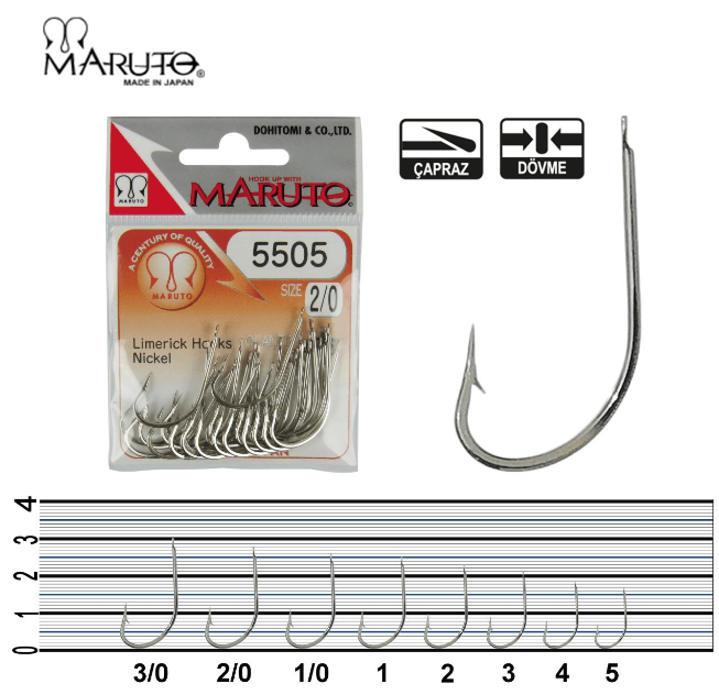 MARUTO Maruto 5505 Nikel Olta İğnesi Tekli İğneler