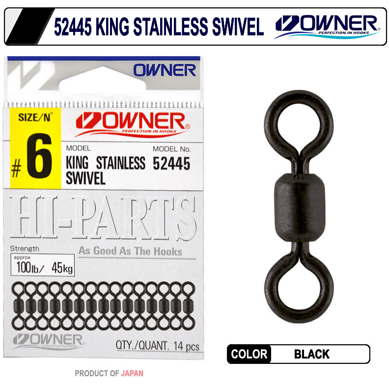 OWNER Owner 52445 King Stainless Swivel - 6 Klips & Fırdöndü