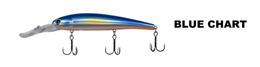 RYUJI DEEP FISH 12.5CM, 19GR - BLUE CHART