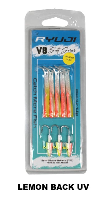 Silikon YemlerRyuji V8 8cm 5.5gr Silikon Yem