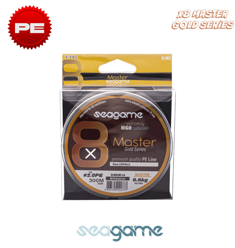 İp MisinalarSeagame Master 8x 300m White İp Misina - 0.6PE 0.12MM