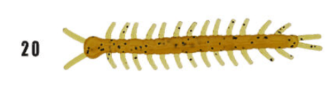 WILY Wily Instinct Worm Sıvılı 55 mm 20 Adetli Silikon Yem Silikon Yemler
