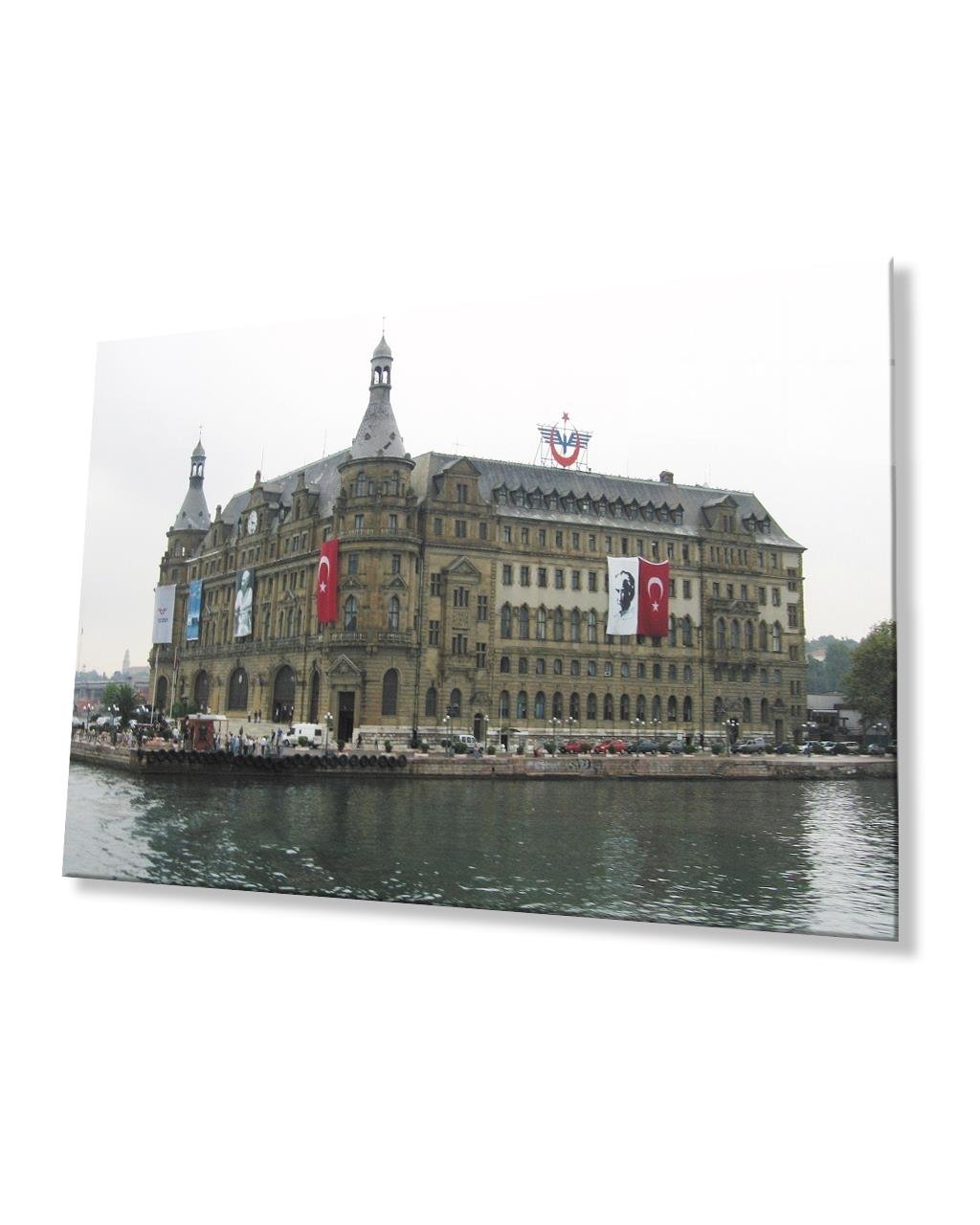 Haydarpaşa Garı  Manzaralı 4mm Dayanıklı  Cam Tablo Temperli Cam