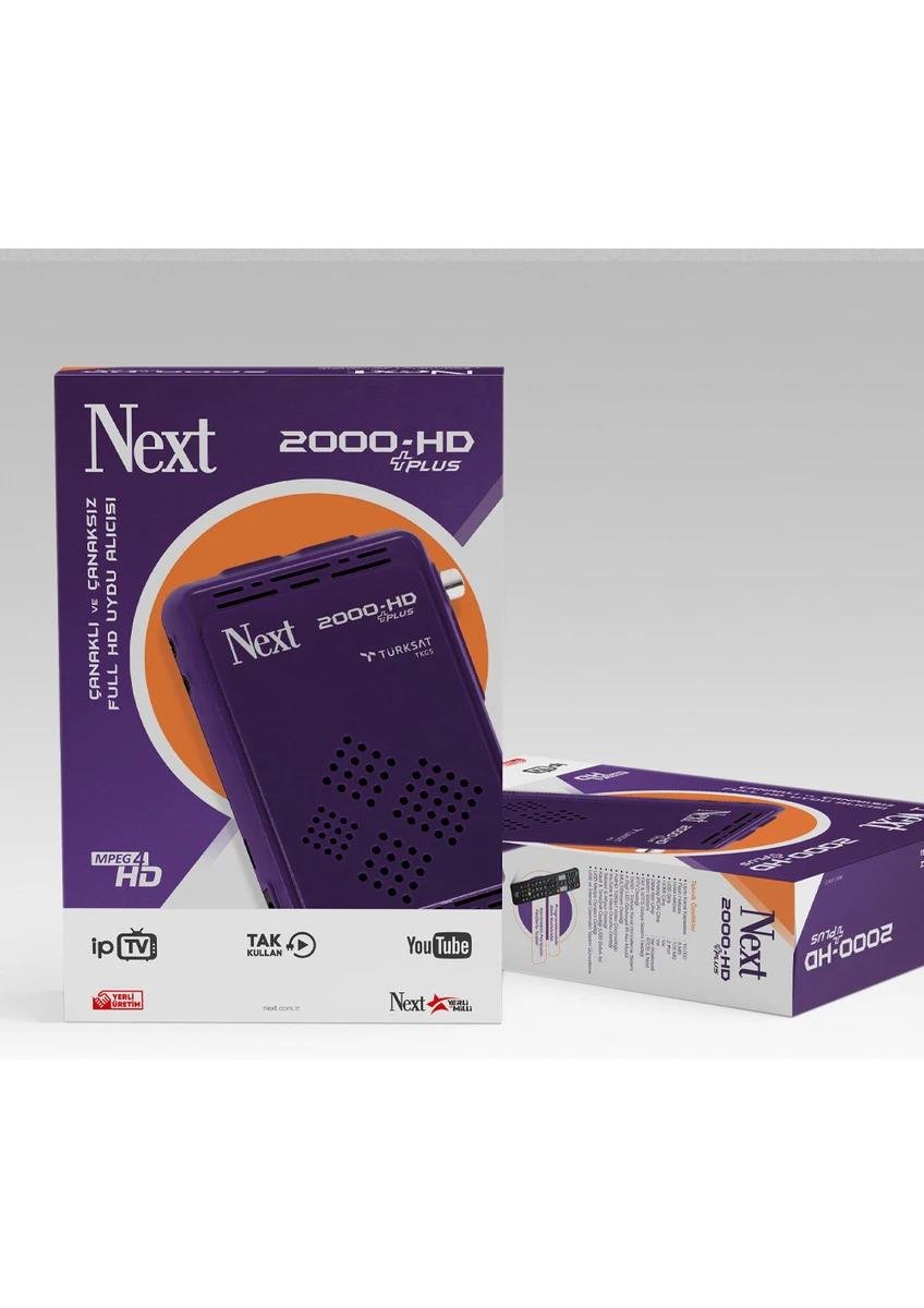 Next 2000 HD Plus IPTV Çanaklı Çanaksız Uydu Alıcısı