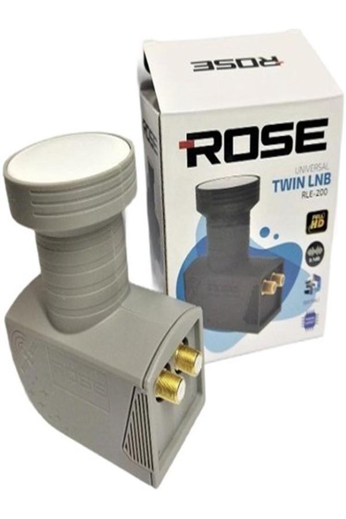 Rose Çift Çıkışlı Twin LNB 4K
