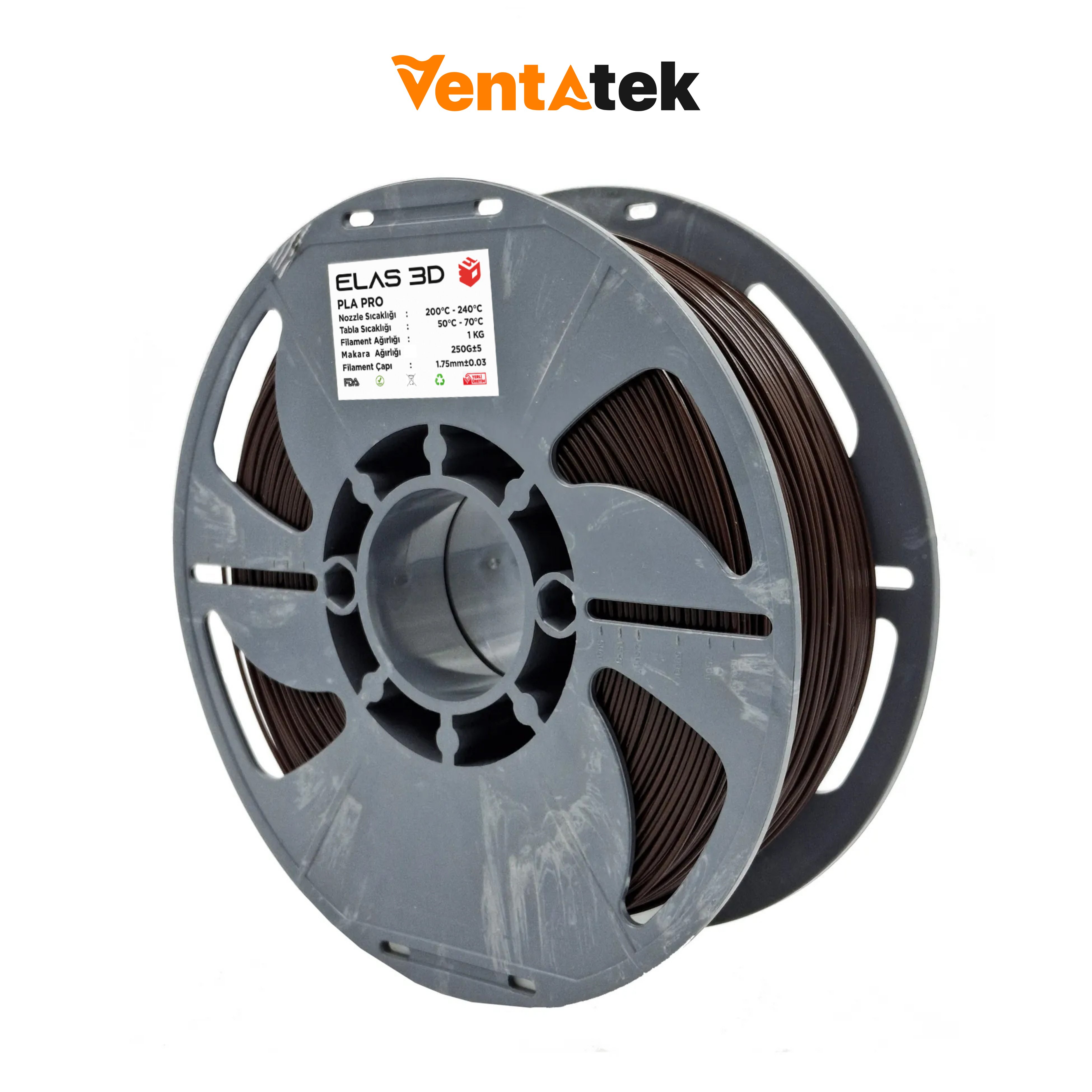 Elas 3D Vişne Çürüğü PLA Pro Filament - 1.75mm - 1 Kg