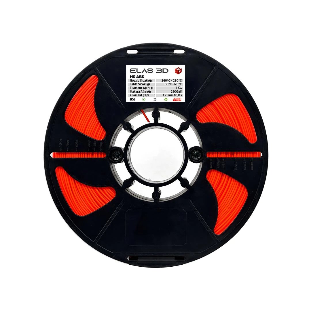 Elas 3D Yeşil HS ABS Filament - 1.75mm - 1 Kg