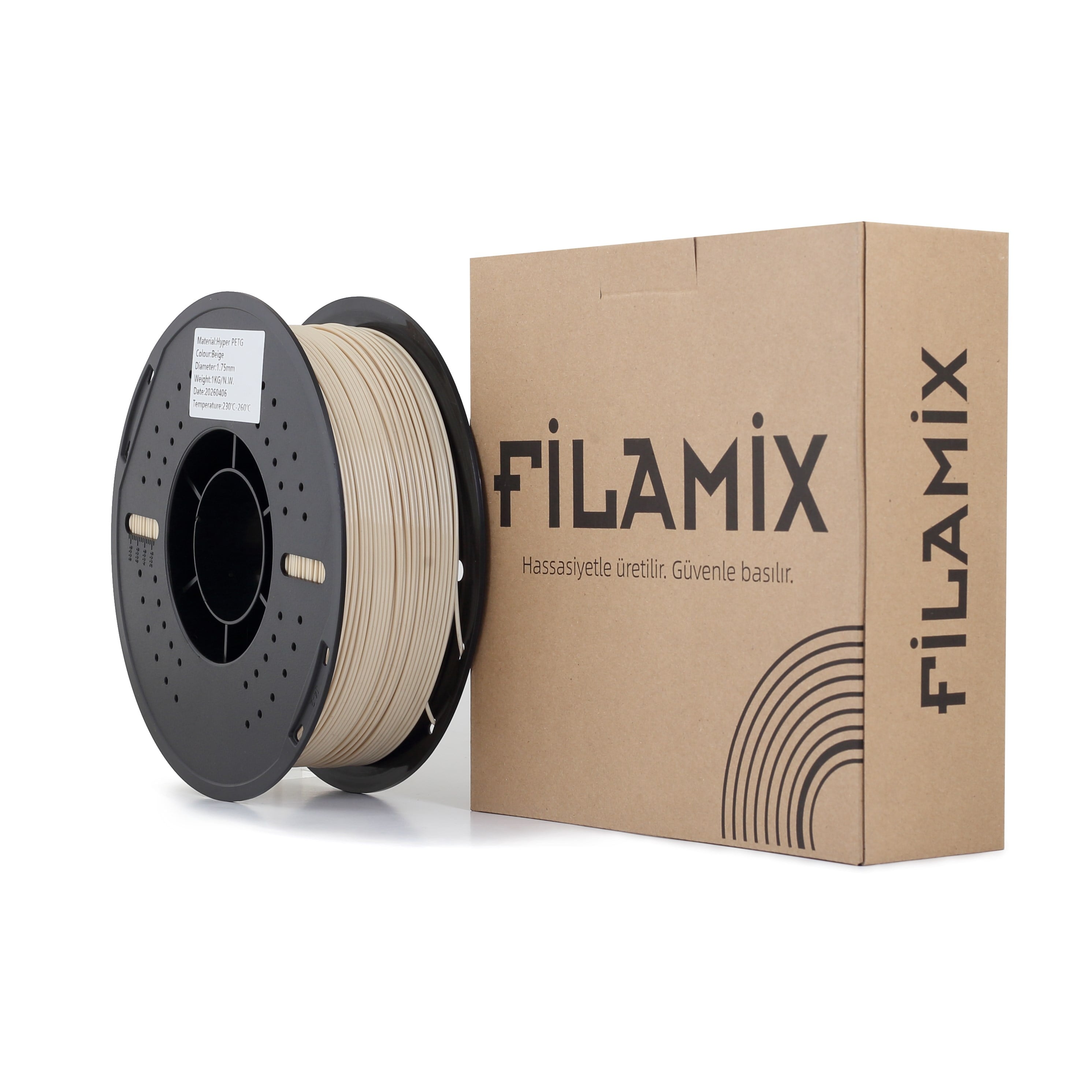 Filamix Hyper PETG Bej Filament 1.75mm 1 Kg