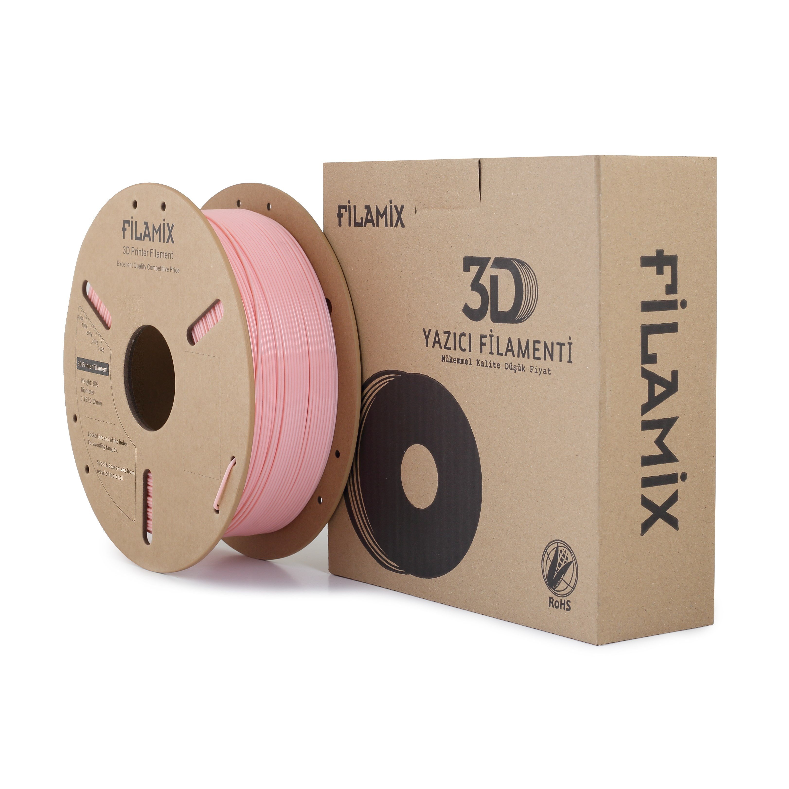 Filamix Hyper PETG Pembe Filament 1.75mm 1 Kg