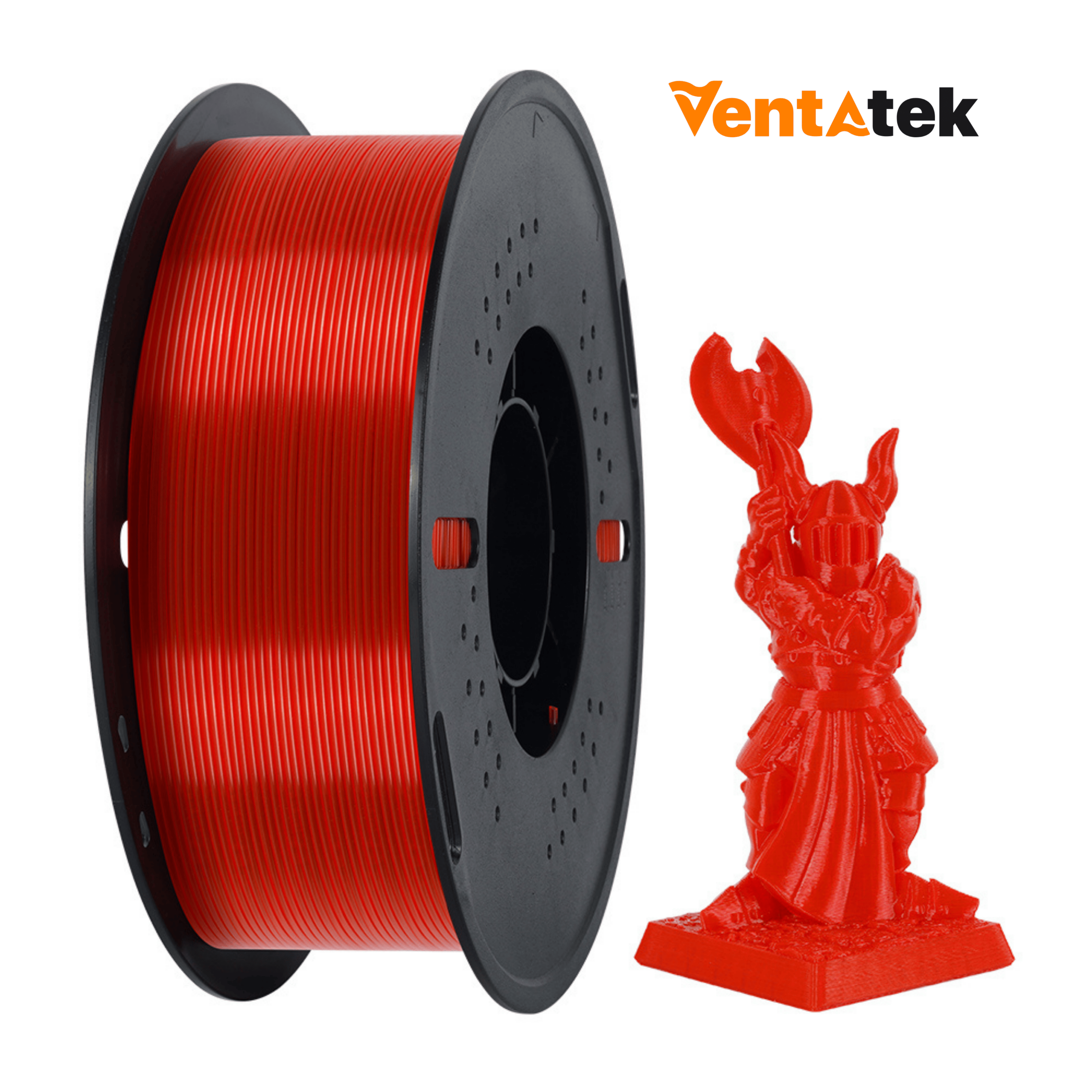 Kingroon PETG Basic Floresan Kırmızı Filament 1.75mm 1kg
